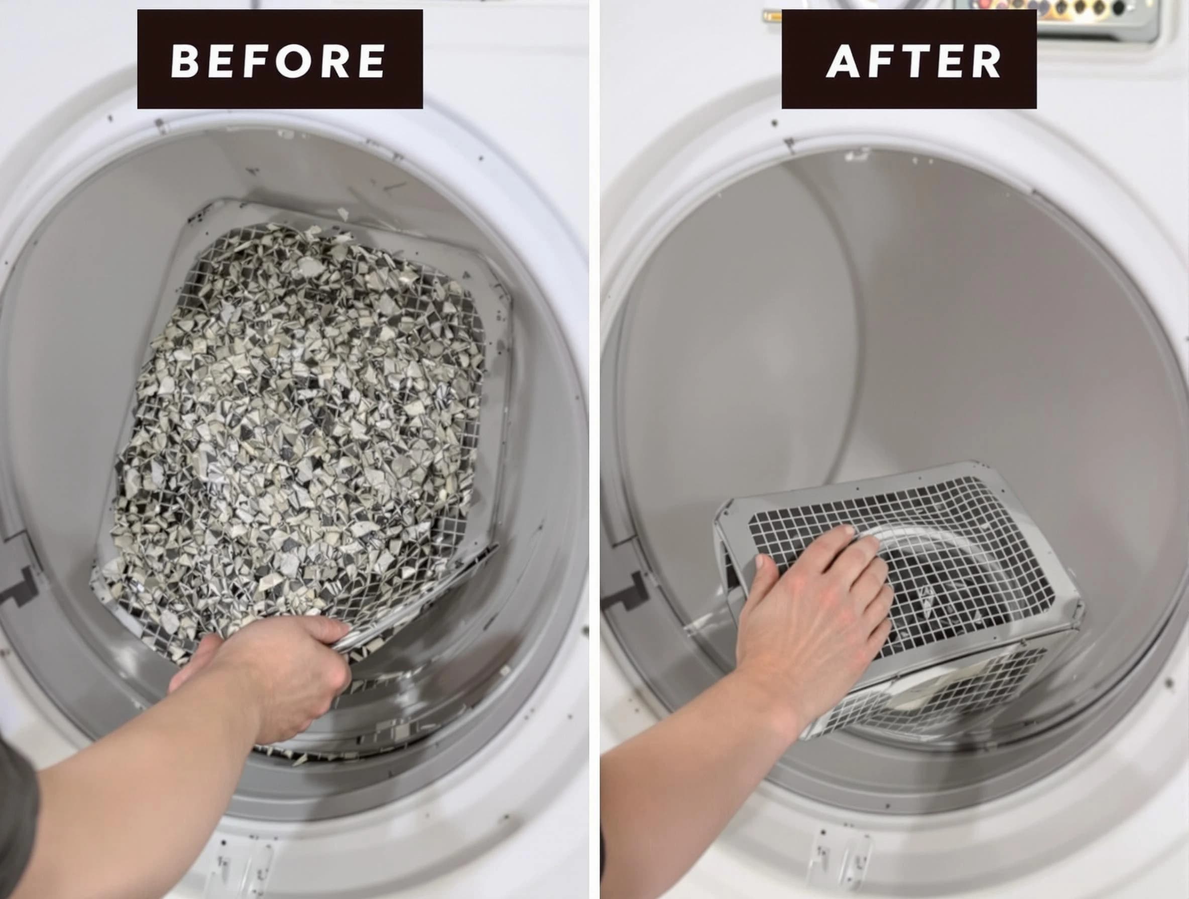 Professional lint trap cleaning by Castle Rock Dryer Vent Cleaning in Castle Rock